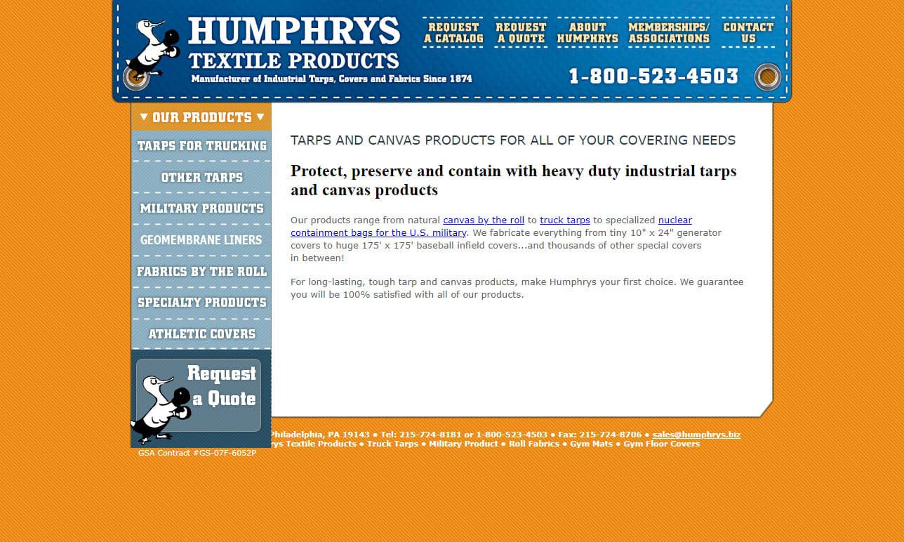 Humphrys Textile Products